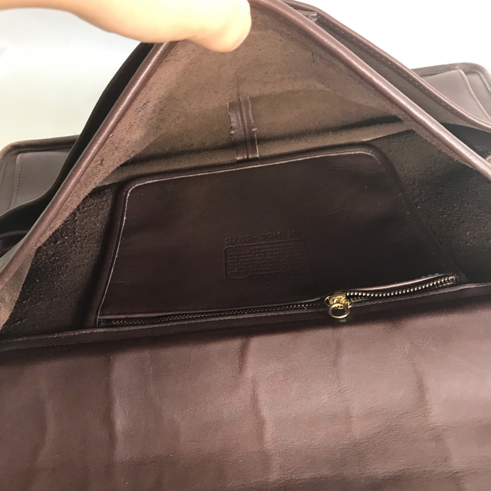 Vintage Brown Coach Leather briefcase - Picture 7 of 7